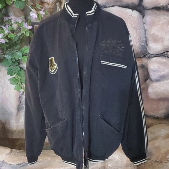 F.I.T Freego Indigo Tech Other - Varsity Cotton Men's Jacket